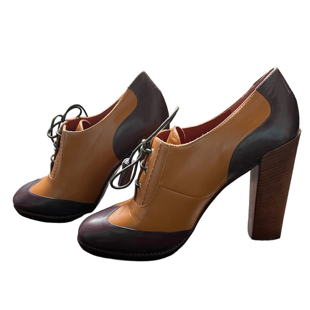 Marc by Marc Jacobs leather brogue heels - Picture 4 of 5